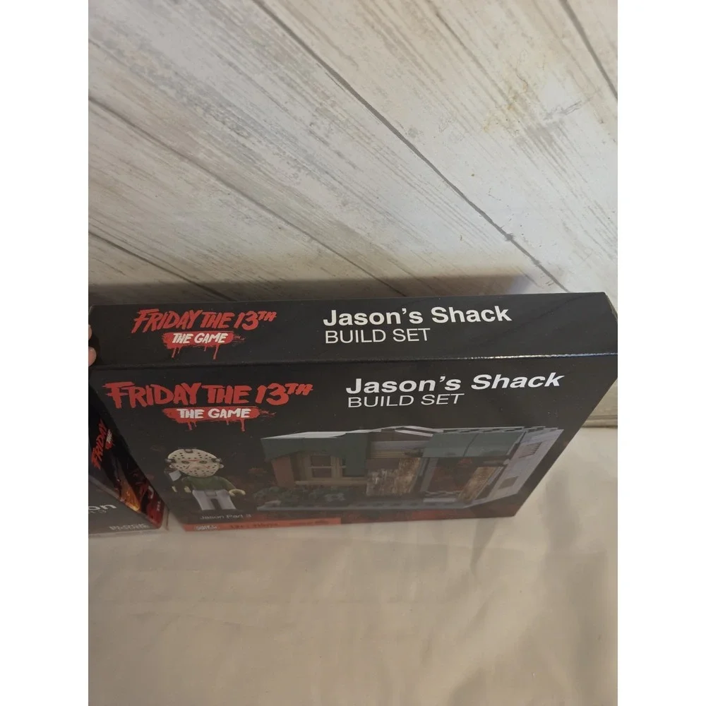 NEW Friday the 13th The Game Snap & Switch Jason's Shack Part 3 Block Figure Lot